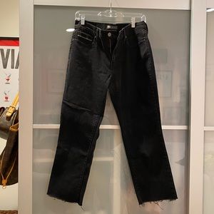 Levi’s raw hem high waisted pants